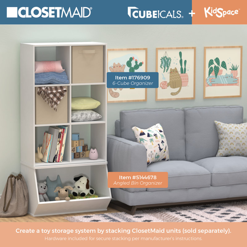 ClosetMaid KidSpace Stackable Angled Toy Organizer & Reviews Wayfair